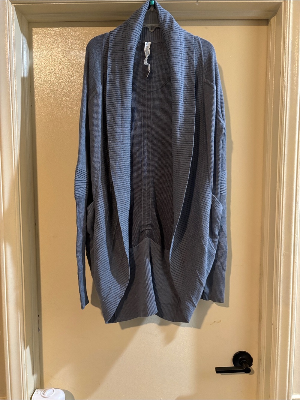 lululemon athletica Slate Blue Open-Front Ribbed Cardigan
